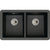 Abode Matrix Sq GR15 2B Granite Undermount Sink - Unbeatable Bathrooms