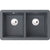 Abode Matrix Sq GR15 2B Granite Undermount Sink - Unbeatable Bathrooms