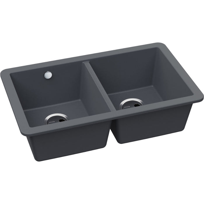 Abode Matrix Sq GR15 2B Granite Undermount Sink - Unbeatable Bathrooms