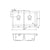 Abode Matrix Sq GR15 2B Granite Undermount Sink - Unbeatable Bathrooms