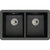 Abode Matrix Sq GR15 2B Granite Undermount Sink - Unbeatable Bathrooms