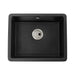 Abode Matrix Sq GR15 Large 1B Granite Inset/Undermount Sink - Unbeatable Bathrooms