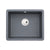 Abode Matrix Sq GR15 Large 1B Granite Inset/Undermount Sink - Unbeatable Bathrooms