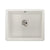 Abode Matrix Sq GR15 Large 1B Granite Inset/Undermount Sink - Unbeatable Bathrooms