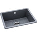 Abode Matrix Sq GR15 Large 1B Granite Inset/Undermount Sink - Unbeatable Bathrooms