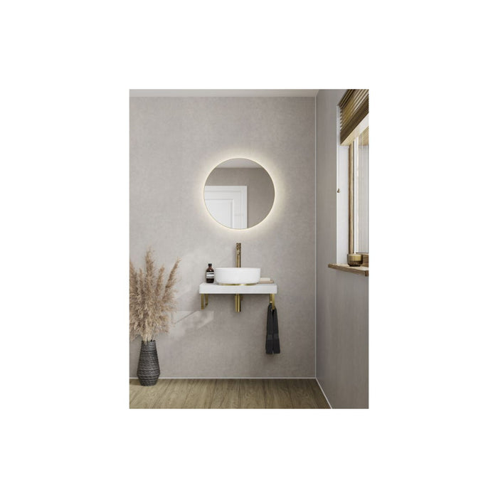 Abode Mayar 600mm Round LED Mirror - Unbeatable Bathrooms