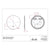 Abode Mayar 600mm Round LED Mirror - Unbeatable Bathrooms