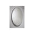 Abode Mayar 600mm Round Mirror - Unbeatable Bathrooms