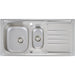 Abode Mikro 1.5B & Drainer Inset Sink (Boxed inc. wastes) - St/Steel - Unbeatable Bathrooms