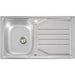 Abode Mikro 1B & Drainer Inset Sink (Boxed inc. waste) - St/Steel - Unbeatable Bathrooms