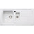 Abode Milford 1.5B & Drainer Ceramic Inset Sink - White - Unbeatable Bathrooms