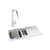 Abode Neron 1.5B Inset St/Steel Sink Tap Pack - Unbeatable Bathrooms