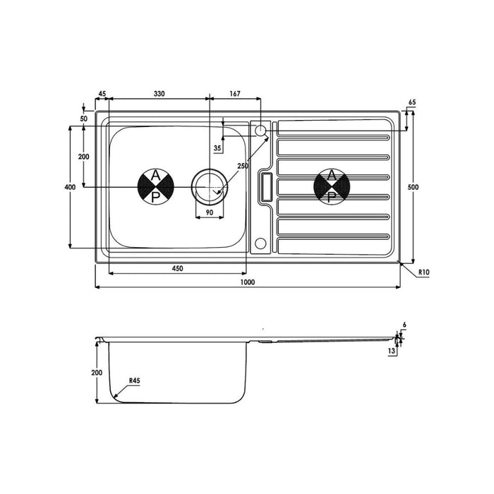 Abode Neron 1B Inset St/Steel Sink Tap Pack - Unbeatable Bathrooms