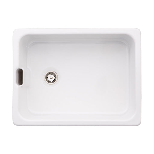 Abode New Belfast 1B Undermount Sink - White - Unbeatable Bathrooms