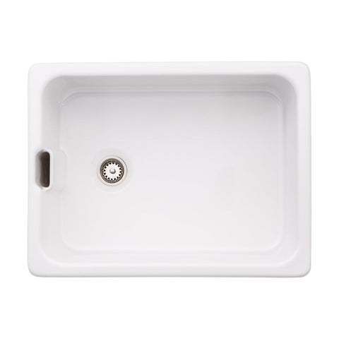 Abode New Belfast 1B Undermount Sink - White - Unbeatable Bathrooms