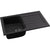 Abode Oriel 1B Inset Black Granite Sink Tap Pack - Unbeatable Bathrooms
