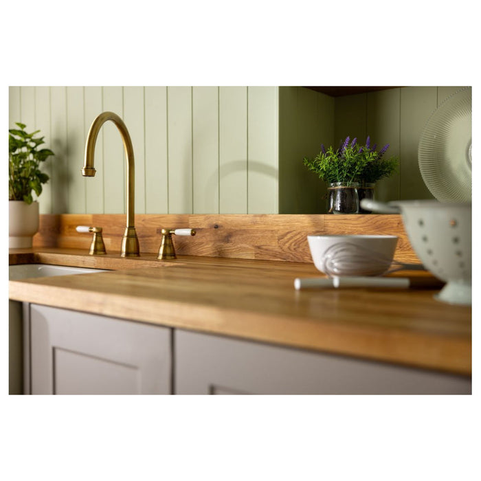 Abode Oxbury 3 Part Mixer Tap - Unbeatable Bathrooms