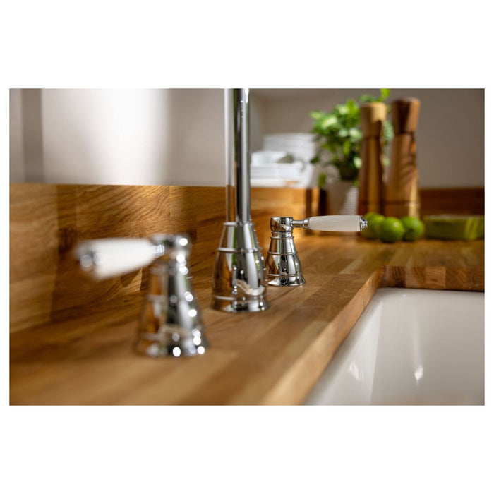 Abode Oxbury 3 Part Mixer Tap - Unbeatable Bathrooms