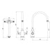Abode Oxbury Monobloc Mixer Tap - Unbeatable Bathrooms