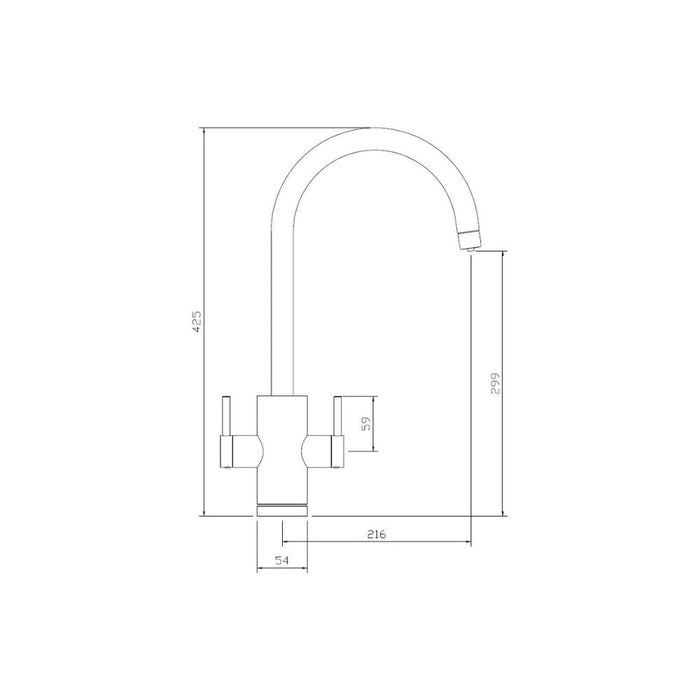 Abode Profile 4 IN 1 Monobloc Tap & Proboil.4E Tank - Unbeatable Bathrooms