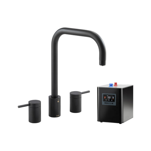 Abode Project 4 IN 1 3 Part Tap & Proboil.4E Tank - Matt Black - Unbeatable Bathrooms