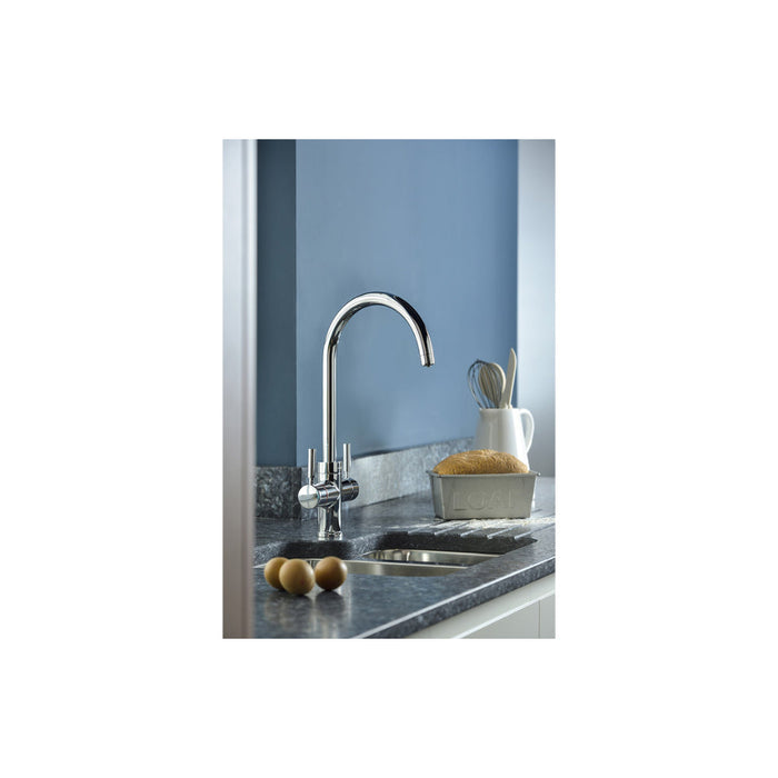 Abode Propure 4 IN 1 Swan Spout Monobloc Tap - Unbeatable Bathrooms