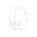 Abode Propure 4 IN 1 Swan Spout Monobloc Tap - Unbeatable Bathrooms