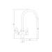 Abode Prostream 3 IN 1 Swan Spout Monobloc Tap - Unbeatable Bathrooms