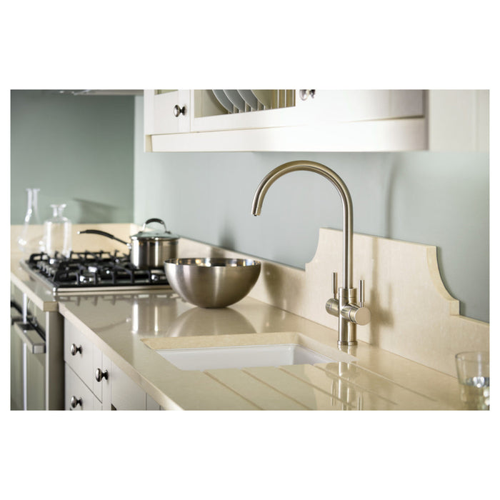 Abode Prostream 3 IN 1 Swan Spout Monobloc Tap - Unbeatable Bathrooms