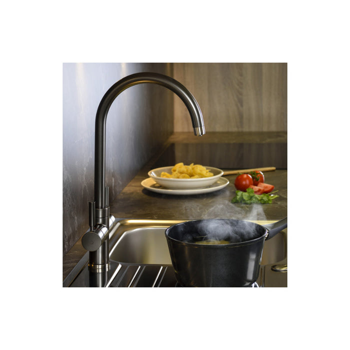 Abode Prostream 3 IN 1 Swan Spout Monobloc Tap - Unbeatable Bathrooms