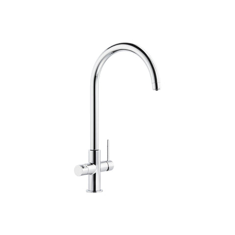 Abode Prothia 3 IN 1 Swan Spout Slimline Monobloc Tap - Unbeatable Bathrooms