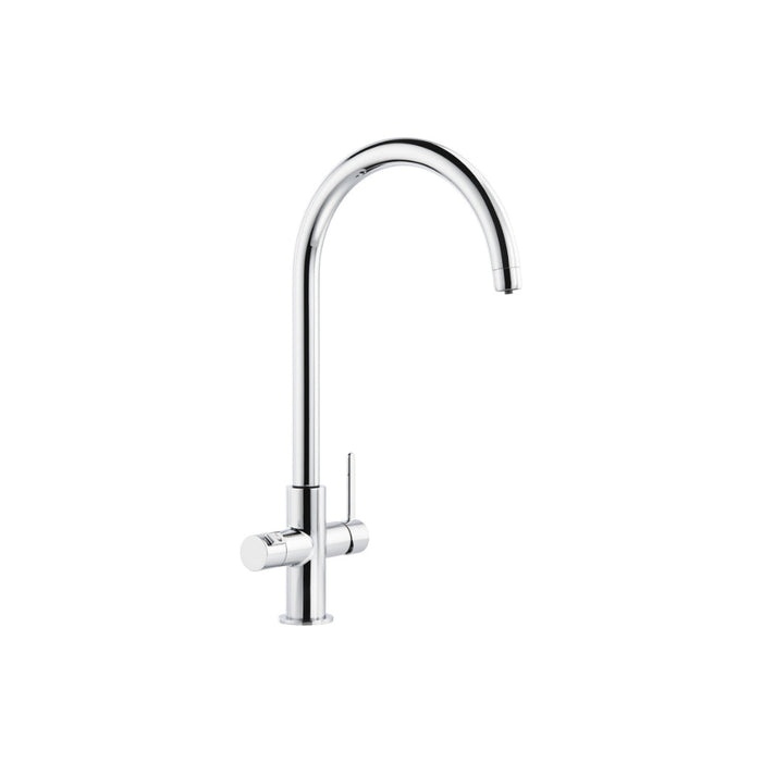 Abode Prothia 3 IN 1 Swan Spout Slimline Monobloc Tap - Unbeatable Bathrooms