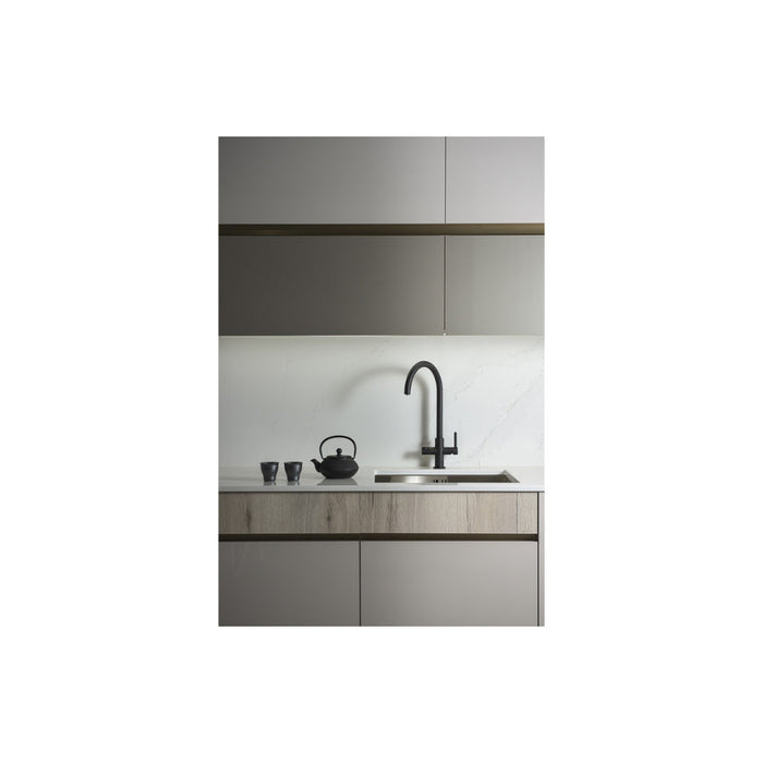 Abode Prothia 3 IN 1 Swan Spout Slimline Monobloc Tap - Unbeatable Bathrooms
