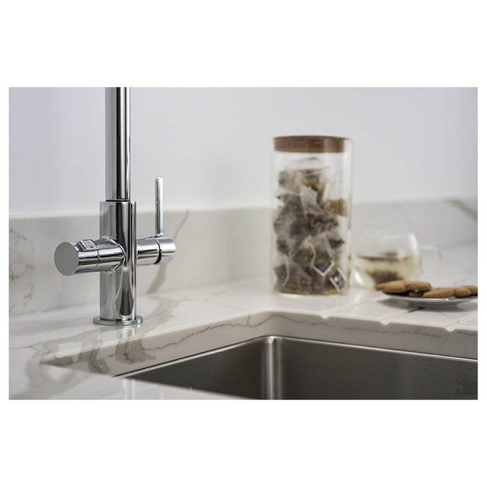 Abode Prothia 3 IN 1 Swan Spout Slimline Monobloc Tap - Unbeatable Bathrooms