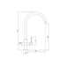 Abode Prothia 3 IN 1 Swan Spout Slimline Monobloc Tap - Unbeatable Bathrooms