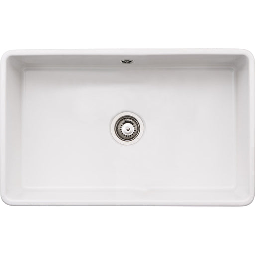Abode Provincial Large 1B Undermount Sink - White - Unbeatable Bathrooms