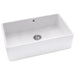 Abode Provincial Large 1B Undermount Sink - White - Unbeatable Bathrooms