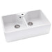 Abode Provincial Large 2B Undermount Sink - White - Unbeatable Bathrooms