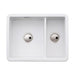 Abode Sandon 1.5B Ceramic Undermount/Inset Sink - White - Unbeatable Bathrooms