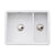Abode Sandon 1.5B Ceramic Undermount/Inset Sink - White - Unbeatable Bathrooms