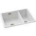 Abode Sandon 1.5B Ceramic Undermount/Inset Sink - White - Unbeatable Bathrooms