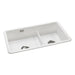 Abode Sandon 1.75B Ceramic Undermount/Inset Sink - White - Unbeatable Bathrooms