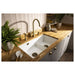 Abode Sandon 1.75B Ceramic Undermount/Inset Sink - White - Unbeatable Bathrooms
