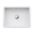 Abode Sandon Large 1B Ceramic Undermount/Inset Sink - White - Unbeatable Bathrooms