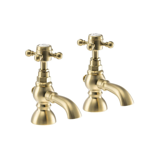 Abode Sentiment Basin Pillar Taps - Unbeatable Bathrooms