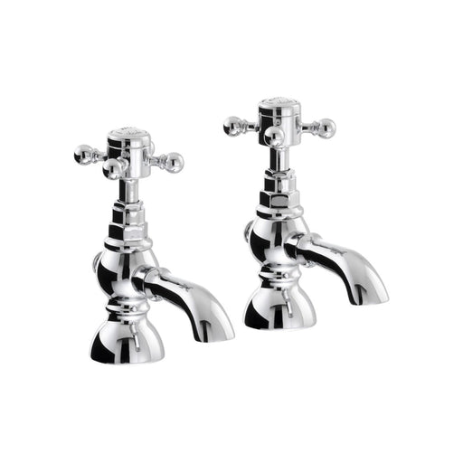 Abode Sentiment Bath Pillar Taps - Unbeatable Bathrooms
