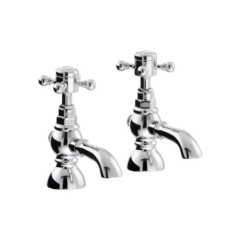Abode Sentiment Bath Pillar Taps - Unbeatable Bathrooms