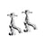 Abode Sentiment Bath Pillar Taps - Unbeatable Bathrooms