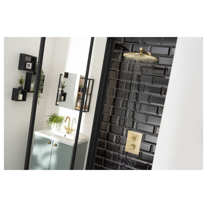 Abode Serenitie Wall Mounted Basin/Bath Mixer - Unbeatable Bathrooms