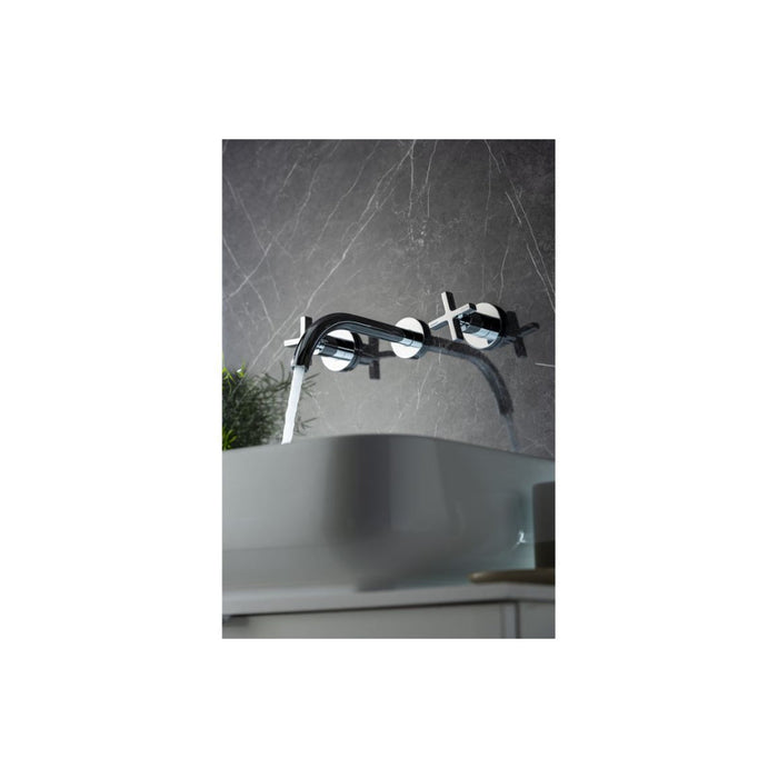 Abode Serenitie Wall Mounted Basin/Bath Mixer - Unbeatable Bathrooms